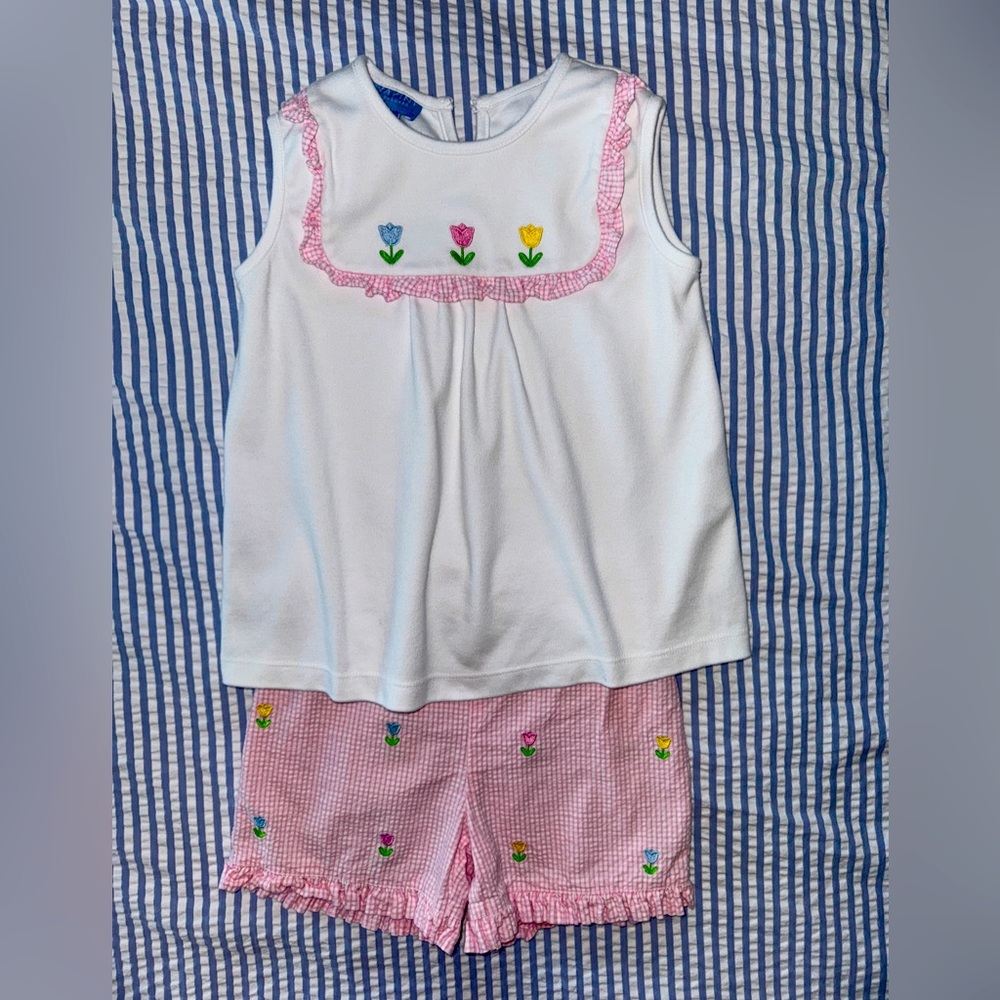 Anavini Girls Spring Flower 2 piece set